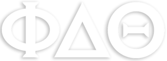 Phi Delta Theta | Window Decal - Greek Letters