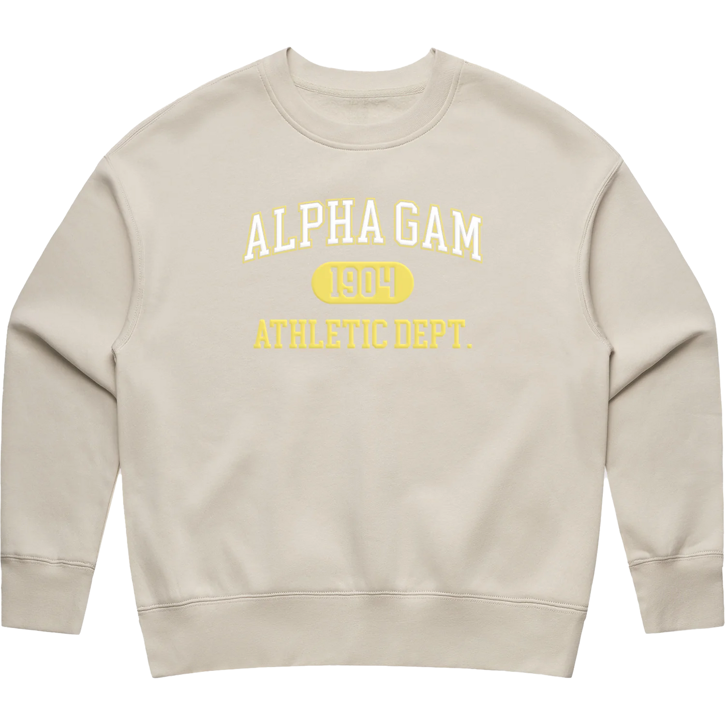 Alpha Gamma Delta | Varsity Squad Premium Crewneck by Uscape