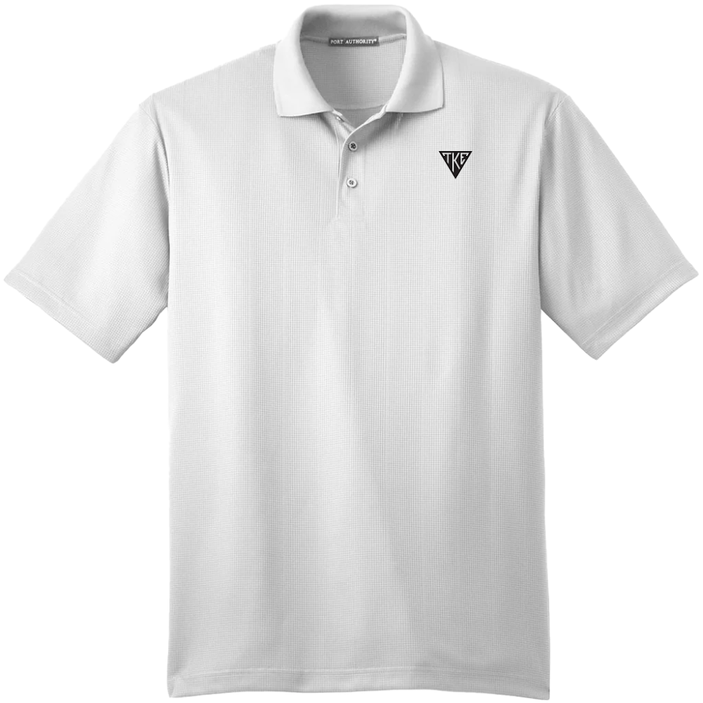 Tau Kappa Epsilon | Port Authority® Performance Fine Jacquard Polo - Greek Letters