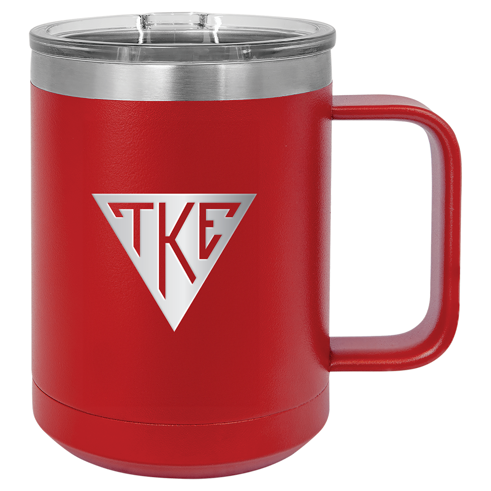 Tau Kappa Epsilon | Coffee Mug with Slider Lid, 15oz