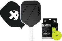 Lambda Chi Alpha | CORE Reaction Pro Paddle with Cover and Pickleball Set