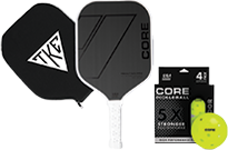 Tau Kappa Epsilon | CORE Reaction Pro Paddle with Cover and Pickleball Set